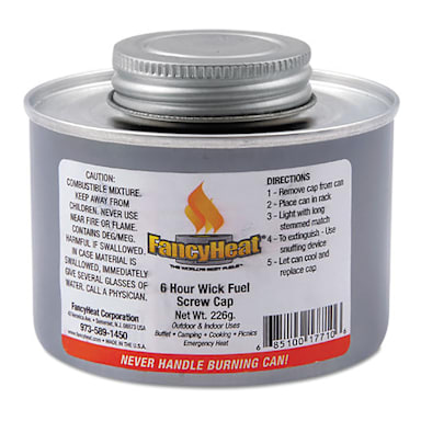 Darling Foodservice Twist Cap Wick 6 Hour Chafing Fuel