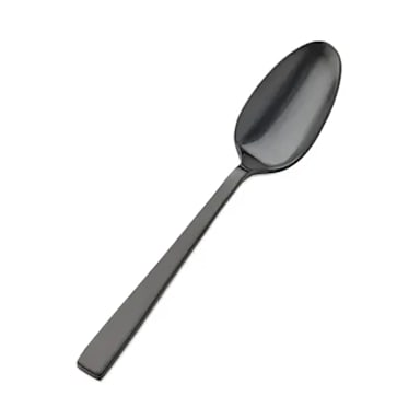 Bon Chef S3700BM Roman Matte Black 18/10 6.25" Teaspoon - Dozen