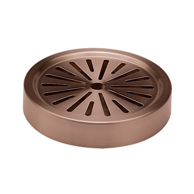Service Ideas DT6BSRG Rose Gold S/S 6" x 1"H Drip Tray