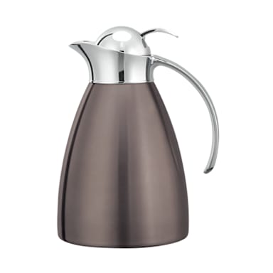 Service Ideas MAR10BSPBDT Marquette Dark Tungsten S/S 1L Vacuum Carafe
