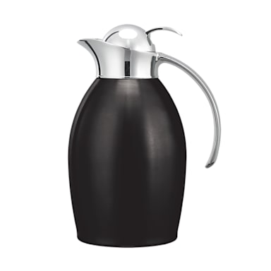 Service Ideas NIC10BSPBBX Nicollet Black Onyx S/S 1L Vacuum Carafe