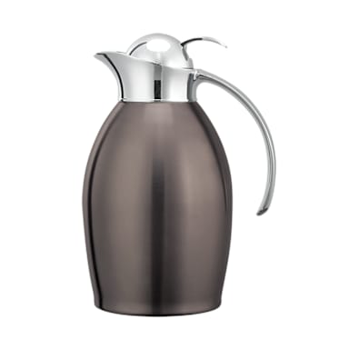 Service Ideas NIC10BSPBDT Nicollet Dark Tungsten S/S 1L Vacuum Carafe
