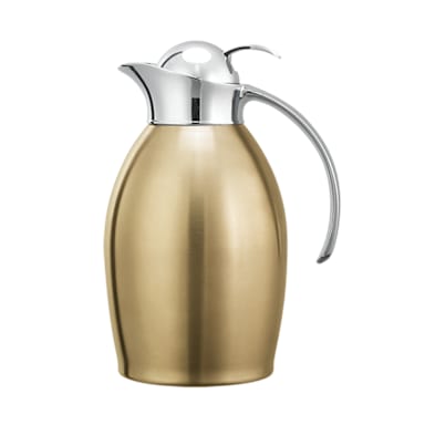 Service Ideas NIC10BSPBVG Nicollet Vintage Gold S/S 1L Vacuum Carafe