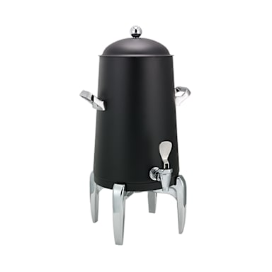 Service Ideas URN30VBXMD Black Onyx Modern 3 Gallon Vacuum Thermo Urn