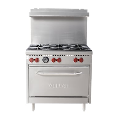 Vulcan SX36-6BN S/S 6-Burner 36" Natural Gas Range