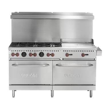 Vulcan SX60F-6B24GN S/S 6 Burner 60" Natural Gas Range