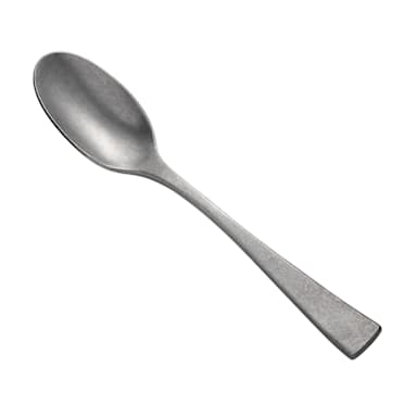1880 Hospitality T576SDEF Lexia 7.25 In. Oval Bowl Spoon w/ Relic Finish - Dozen