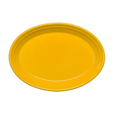 Homer Laughlin HL456342 Fiesta Daffodil 9.63 x 6.75 Platter
