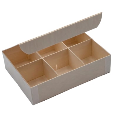 VerTerra WB-BB-6X8X2 Collapsible 6 x 8 x 2" Box w/ Lid
