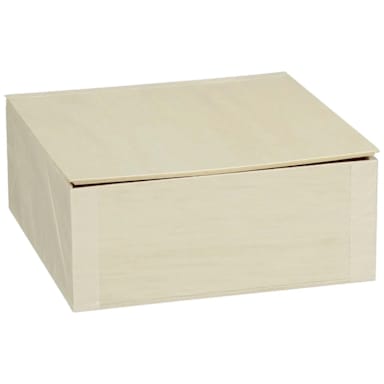 VerTerra TG-CB-7X7H Collapsible 7 x 7 x 3" Box with Lid - 100 /CS