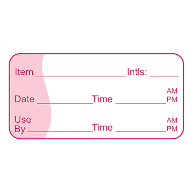 Darling Foodservice Dissolvable 1 x 2 In. Date/Item Label