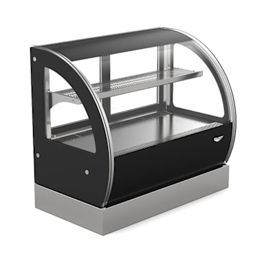 Vollrath HDCCV-36 Curved 21.5 x 35.9 x 32 Heated Display Case