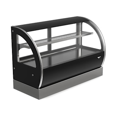 Vollrath HDCCV-48 Curved 21.5 x 47.9 x 32 Heated Display Case