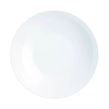 Arcoroc P0447 Evolutions White 40.5 Ounce Deep Plate