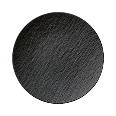 Villeroy & Boch 16-4074-2621 The Rock Black 11.25" Plate - 6 / CS