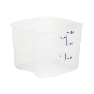 Cambro 12SFSPROPP190 FreshPro Translucent 12 quart Storage Container