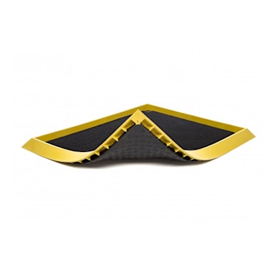 NoTrax 351S3239YB Black 32 x 39" Shoe Disinfectant Mat
