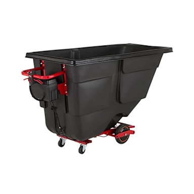 Rubbermaid 2173662 1000Lb Capacity Motorized 1Cu Yd Tilt Truck