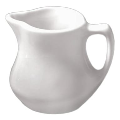 Diversified Ceramics DCI15W White 4 Oz. Ranch Creamer 24 / CS