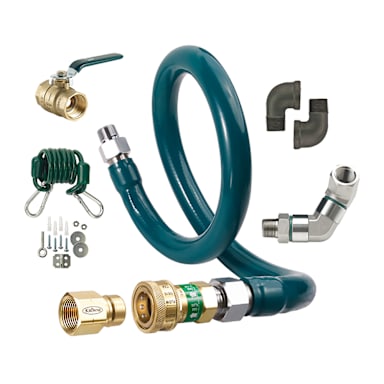 Krowne Metal M10048K9 334K Btu 1 x 48" Gas Hose Connection Kit
