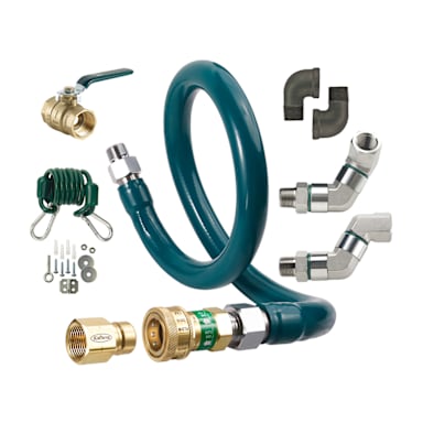 Krowne Metal M7548K10 120K Btu 0.75 x 48" Gas Hose Connection Kit