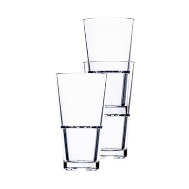 Hospitality Brands HUF082-012 Club Stack 12 Oz Hi Ball Glass