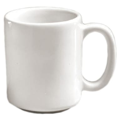 Diversified Ceramics DCI108W White 10 Oz. Houston Coffee Mug 24 / CS