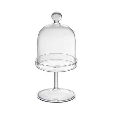 BauscherHepp 53.0054.0239 Style Lights 3.9 x 8.3 Glass Cloche w/ Stand
