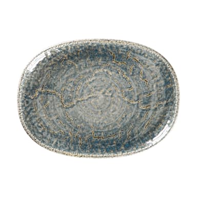 RAK Porcelain KSOP32IN Krush Indigo 12.6 x 9.25 Oval Platter - 6 / CS