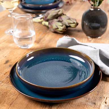 Villeroy & Boch 19-5168-2700 Blue Crafted Denim 8.5 In. Plate - 6 / CS