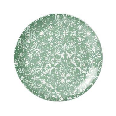 Steelite 17650567 Ink Legacy Teal 8" Coupe Plate