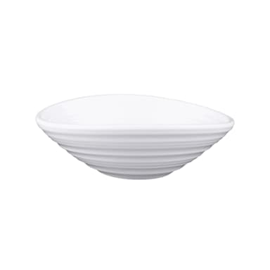 EGS DS63-W Swirl White 12 Ounce Bowl - 6 / CS