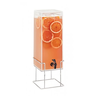 Cal-Mil 22002-3INF-49 Chrome 3 Gal. Bev. Dispenser w/ Infusion Chamber