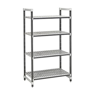 Cambro EXU244872S4480 Elements 4 Tier 24 x 48 x 72 Shelving Unit