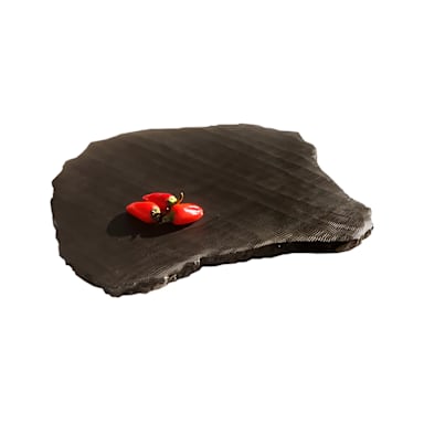 Steelite KMK2150ES Espresso 14.5" Jagged Edge Tray