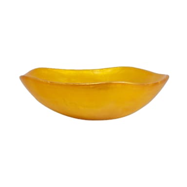 Steelite KMK2718TGP Wave Tangerine Pearl 3.5 qt. Bowl