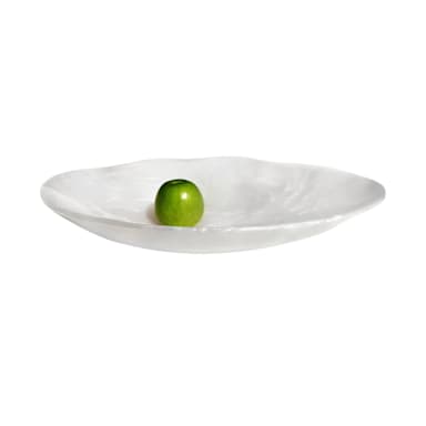 Steelite KMK2721SH Wave Shell 19 x 15 x 4"H Shallow Bowl