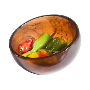 Steelite KMK1024TOR Tortoise 16 ounce Slant Bowl - 2 / CS