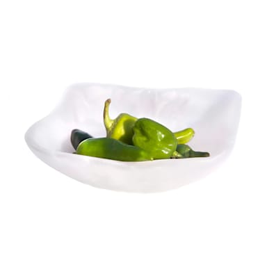 Steelite KMK1030SH Wave Shell 7 x 2.25"H Square Bowl - 2 / CS