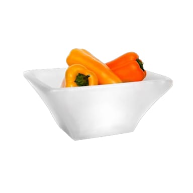 Steelite KMK2806SH Fusion Shell 19 Ounce Square Bowl - 2 / CS