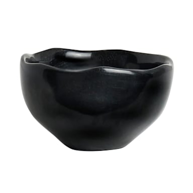 Steelite KMK1028EBP Wave Ebony Pearl 8 ounce Condiment Bowl - 6 / CS