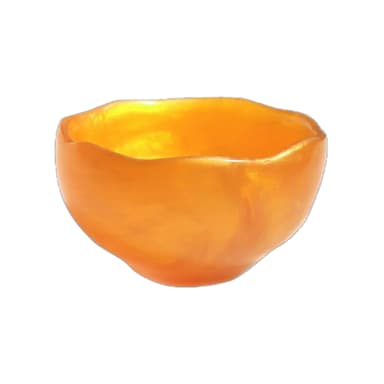 Steelite KMK1028TGP Wave Tangerine Pearl 8 oz Condiment Bowl - 6 / CS