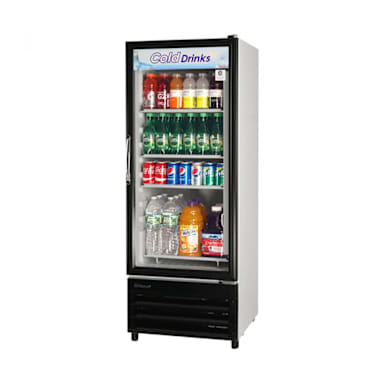 Turbo Air TGM-11RV-N6 10 CF 1-Sect Merchandiser Refrigerator