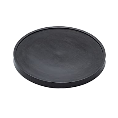 American Metalcraft MWP13 Upton Espresso Wood 13"Dia Plate
