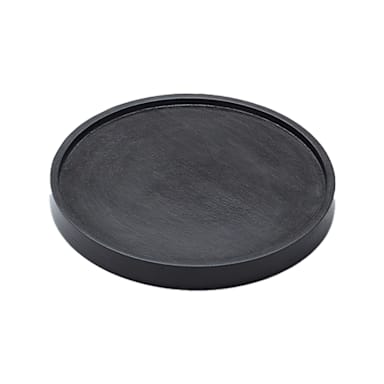 American Metalcraft MWP9 Upton Espresso Wood 9"Dia Plate