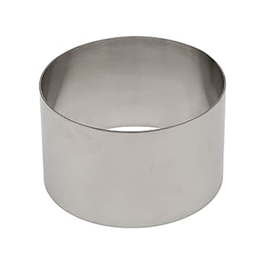 Ateco 4953 S/S 3.5" x 2.1"H Cake/Ring Mold