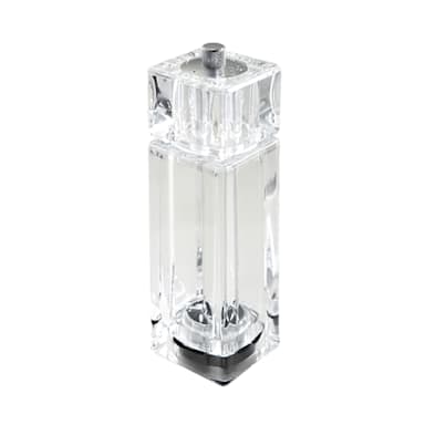 Winco WPMP-6 Clear Acrylic 6" Salt/Pepper Shaker/Mill
