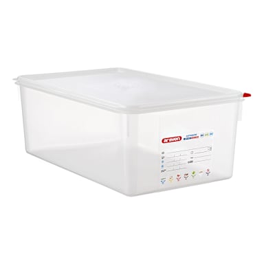 Araven 03038 Translucent 12-3/4 x 20-7/8 x 8" Food Box