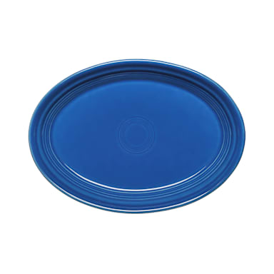 Homer Laughlin HL458337 Fiesta Lapis 13.6 x 9.5 Oval Platter