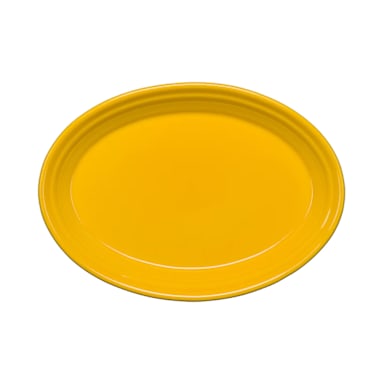 Homer Laughlin HL458342 Fiesta Daffodil 13.63 x 9.5 Platter